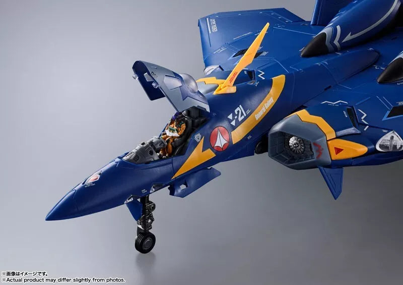 Bandai dx chogokin macross mais yf-21 guld goa bowman ação personalizada figura japão