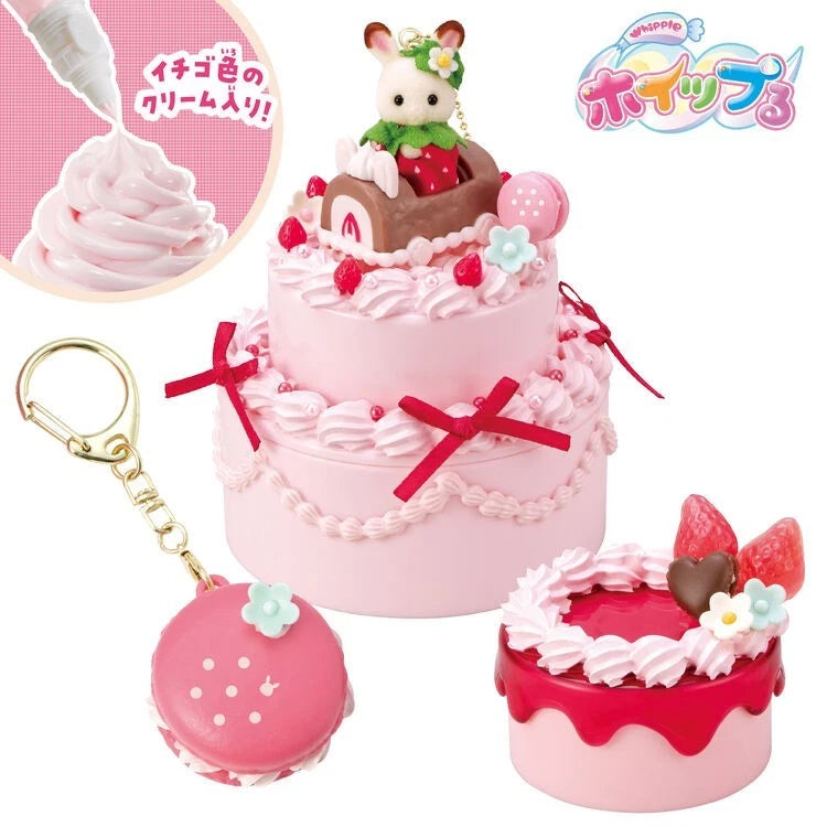 Epoch Whipple Sylvanian Families Strawberry Anniversary Sweets Kit JAPAN
