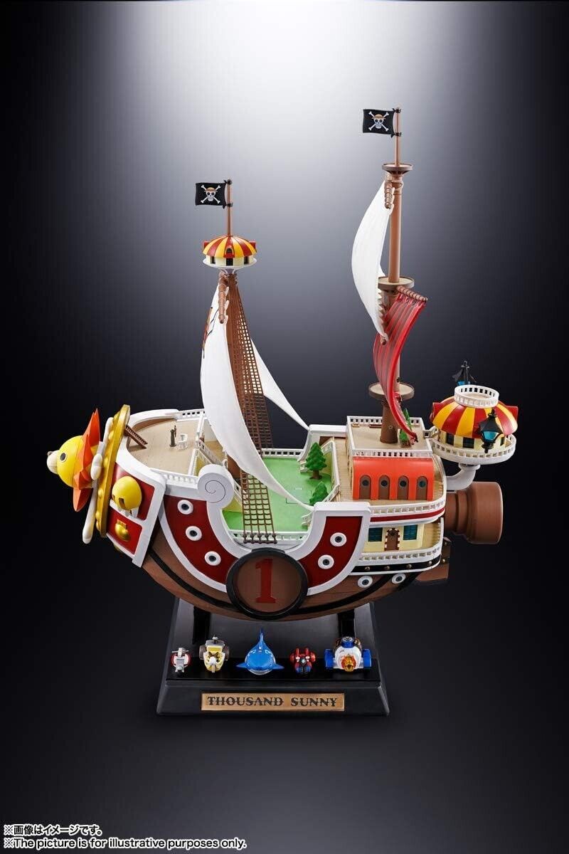 Bandai One Piece Chogokin Thousand Sunny Action Figura Oficial de Japón