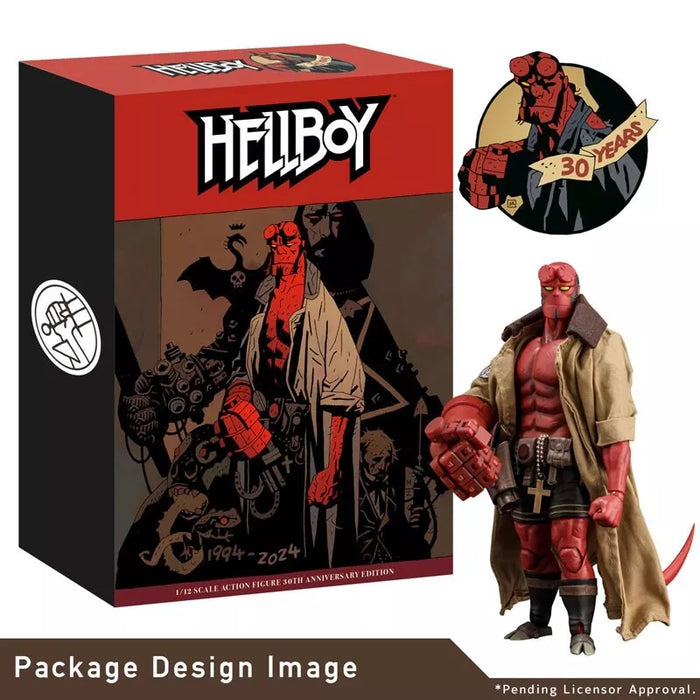 Hellboy 30th Anniversary Edition 1/12 Figura de acción Oficial de Japón