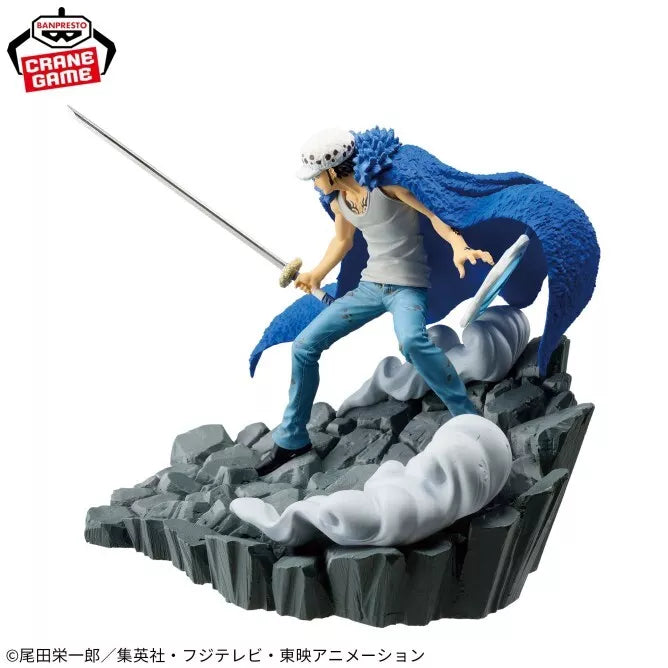 Banpresto Senkou Zekkei One Piece Law & MARSHALL.D.TEACH Figure Set of 2 JAPAN