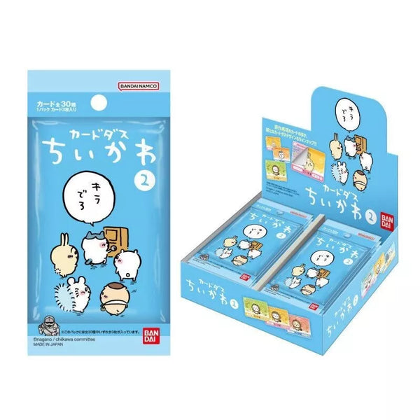Chika☆　3K-2箱 BANDAI Carddass Chiikawa 2nd Booster Pack Box TCG JAPAN OFFICIAL