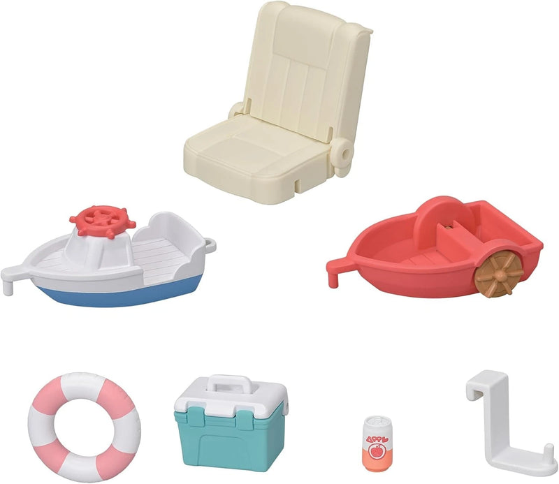 Epoch Sylvanian Families Calico Critters Captain Seal Exciting Boat Set V-08