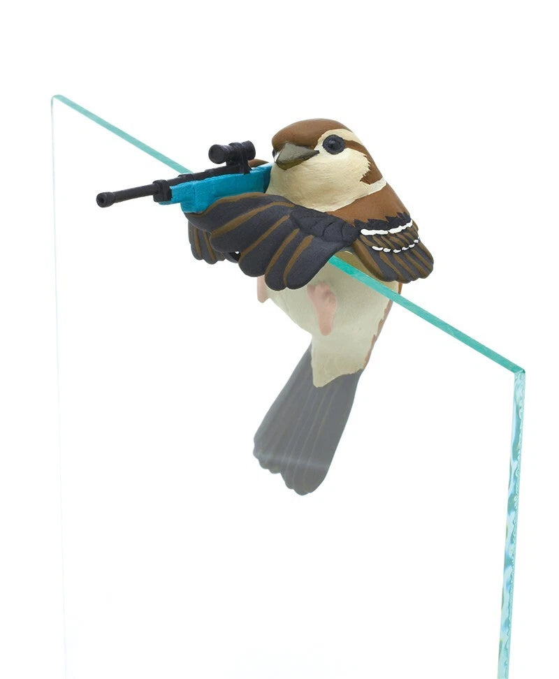 Kitan Club Small Bird’s Holiday Sniper Sparrow Complete Set Figure Capsule Toy