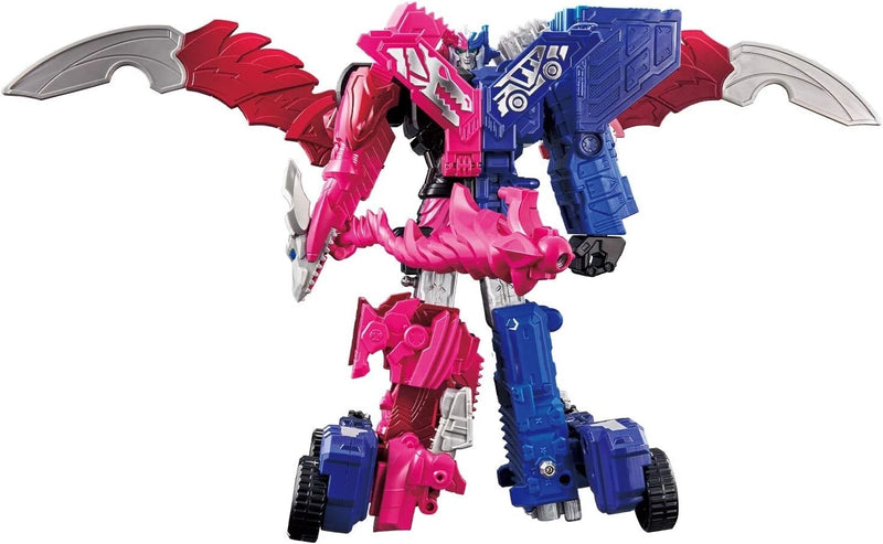 Conjunto de bonecos de ação BANDAI Kikai Sentai Zenkaiger DX Zenkaioh Vroomagine JAPÃO