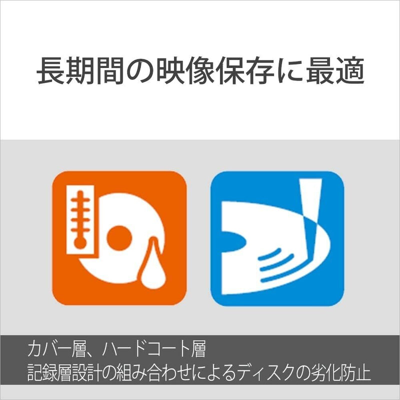 Sony Blu-Ray BD-RE XL BDXL 3D Disque imprimable 10 Pack 10BNE3VEPS2 JAPON OFFICIEL