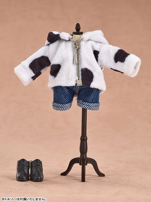 Set di vestiti per bambole Nendoroid Felpa con cappuccio per animali Milk UFFICIALE GIAPPONE