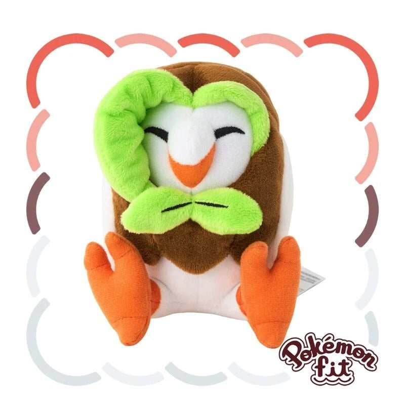 Pokemon Center Original Pokemon Fit 723 Dartrix Plush Doll JAPAN OFFICIAL