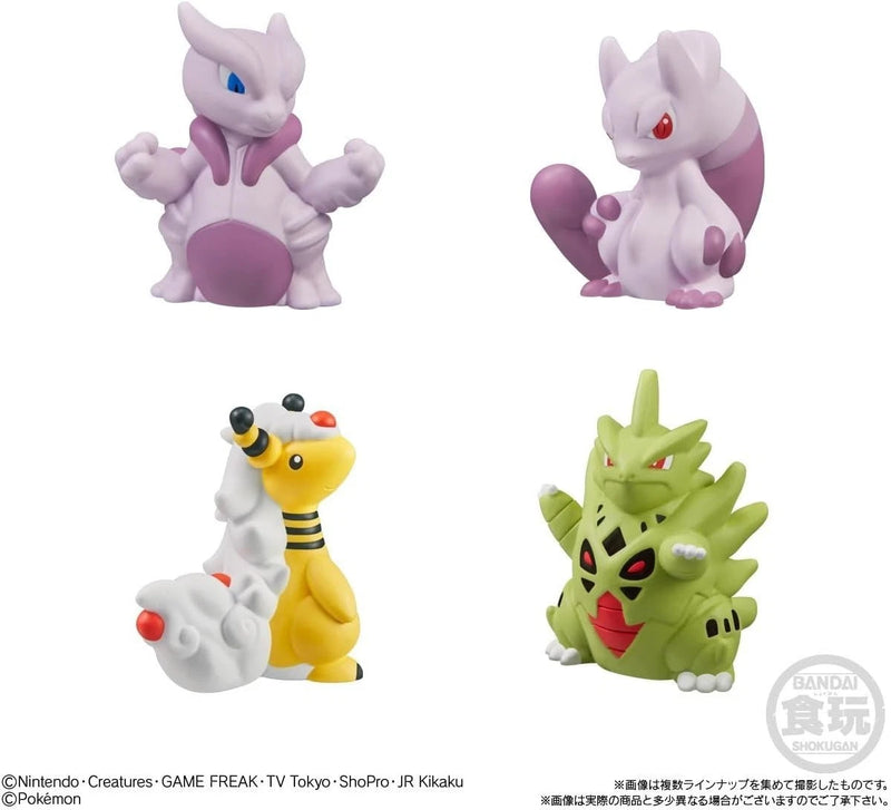 BANDAI Pokemon Kids Mega Mewtwo X e Mega Mewtwo 21 figurine scatola di caramelle giocattolo GIAPPONE