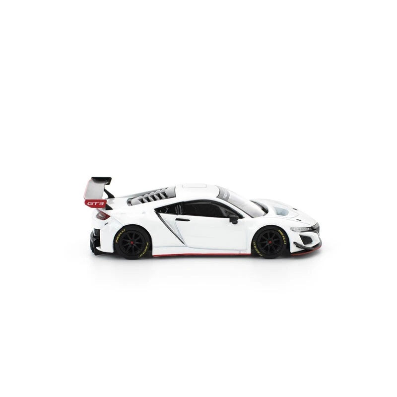 Honda NSX GT3 EVO22 White 1/64 Miniature Car JAPAN OFFICIAL
