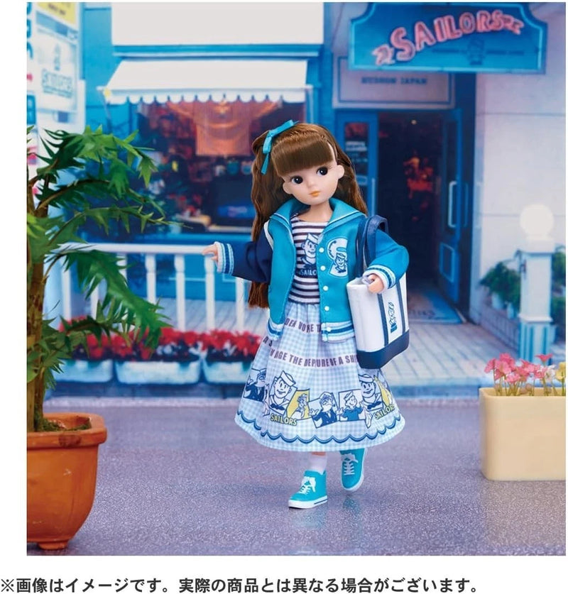 Takara Tomy Licca Chan Retro Licca Sailors Marine Fashion Doll JAPAN OFFICIAL