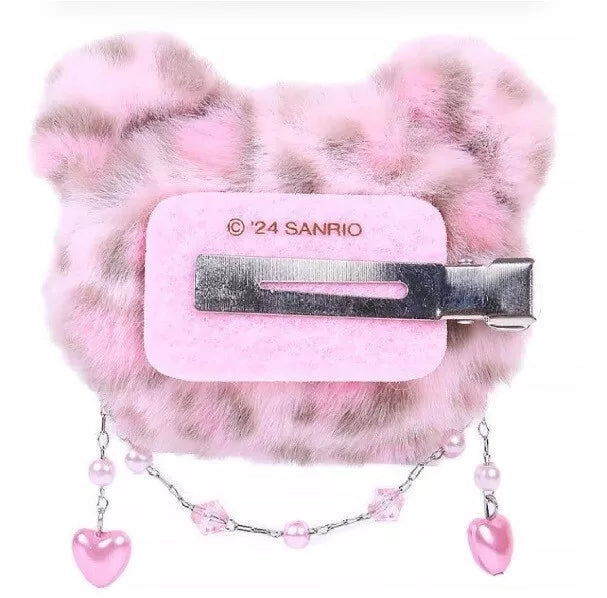 Sanrio Gal Bear Hello Kitty Face Clip Hair Clip Pink Japan Official