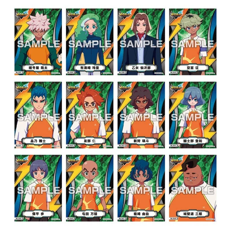 Inazuma Eleven Victory Road Clear Card Collection Gum 18Pack Box TCG Candy Toy