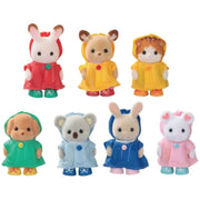 Epoch Sylvanian Families Calico Critters Baby Happy Raincoat Set JAPAN OFFICIAL