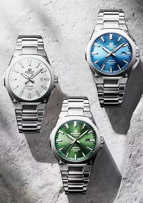 CASIO EDIFICE EFR S108DJ 2AJF Blue Dial Sport Sapphire Glass Men Watch JAPAN