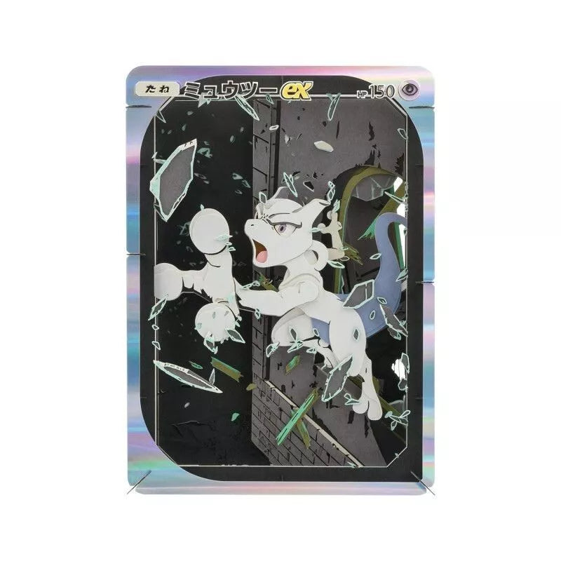 Pokemon Center Original Trading Card Game Pocket Paper Theater Mewtwo ex
