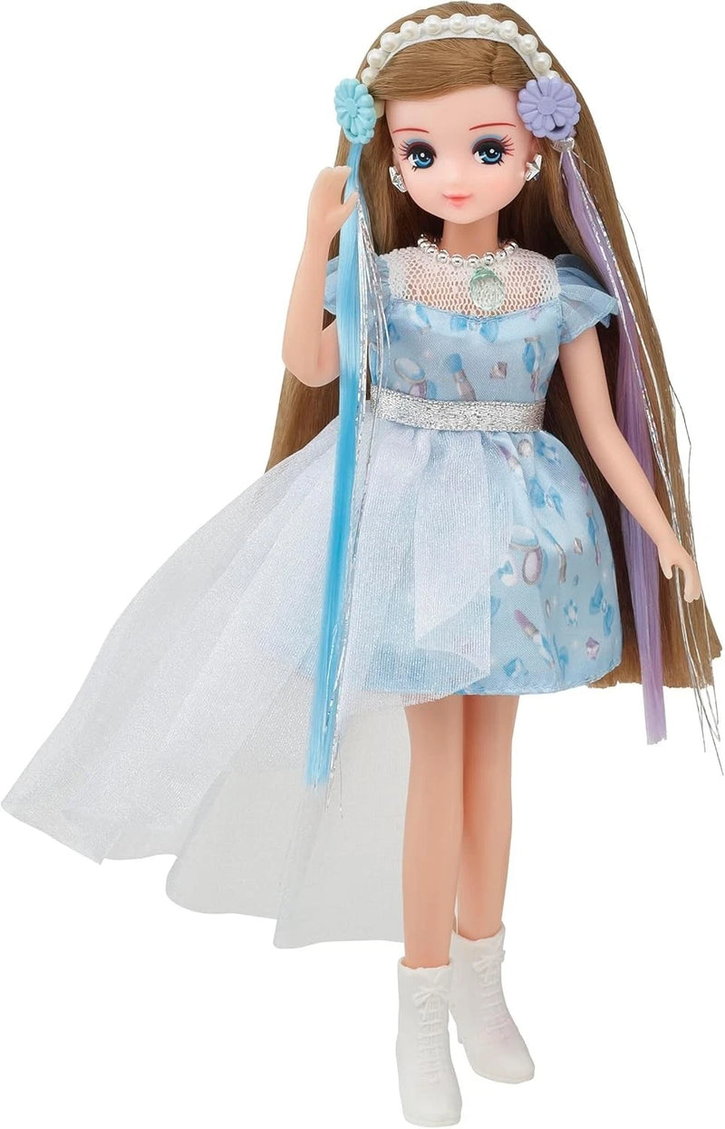 Takara Tomy Licca Chan Doll Hair Extension Tsubasa Chan Favorite Blue Doll JAPAN