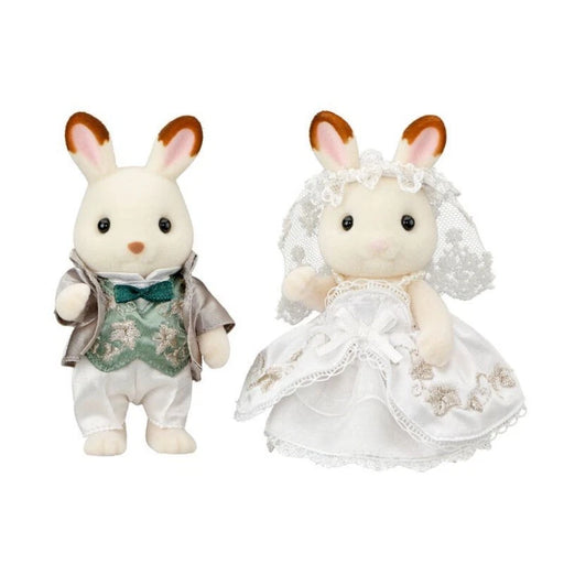 Epoch Sylvanian Families Lovely Wedding Pair Set Ivy Embroidery JAPAN OFFICIAL