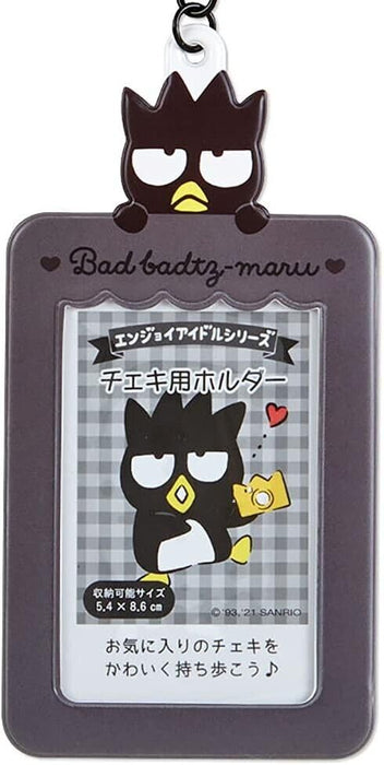 Sanrio Bad Badtzmaru Photo Card Case Key Holder JAPAN OFFICIAL