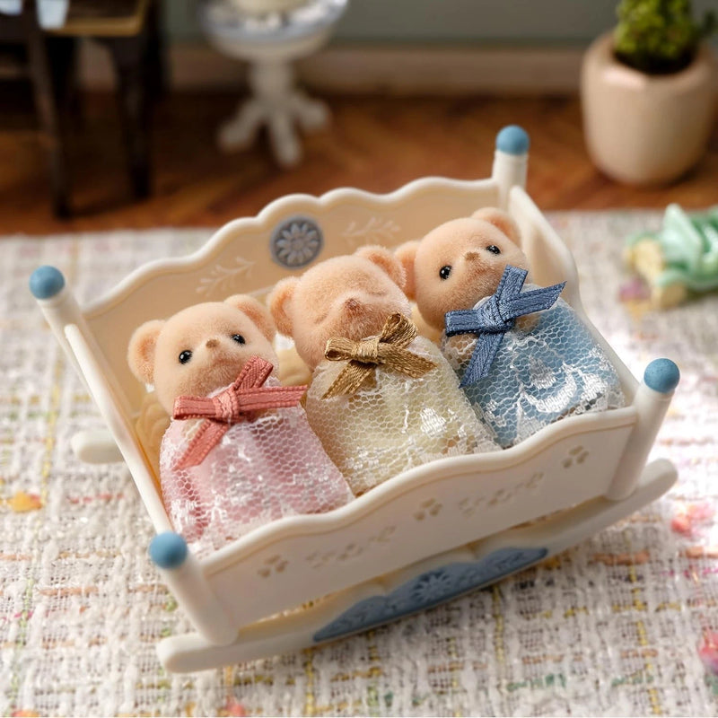 Epoch Sylvanian Families Calico Critters Biscuit Bear Triplets Baby Set FS-63