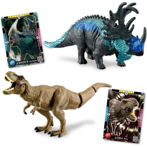 Takara Tomy ANIA Jurassic World Alive Ceramagnus VS Rexi Set Action Figure JAPAN