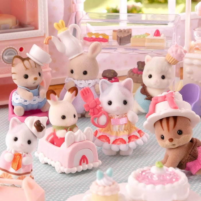 Epoch Sylvanian Families Collection Baby Cake Party Series Box Japan