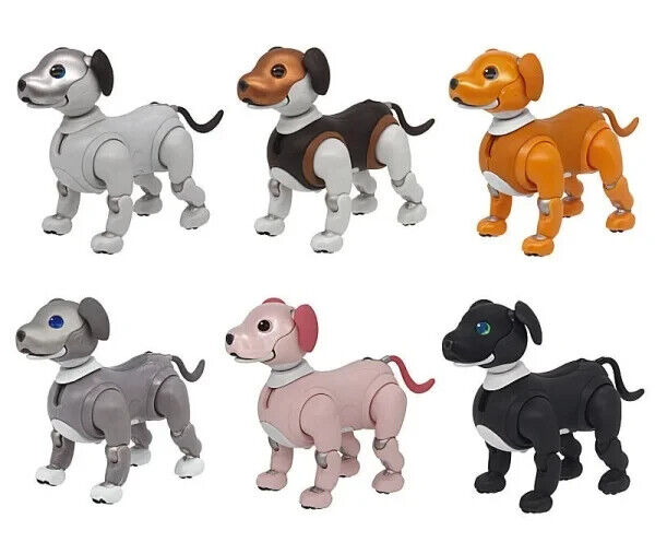 Takara Tomy Arts Aibo Action Figure Part.2 Set di 6 figure Capsule Toy Giappone