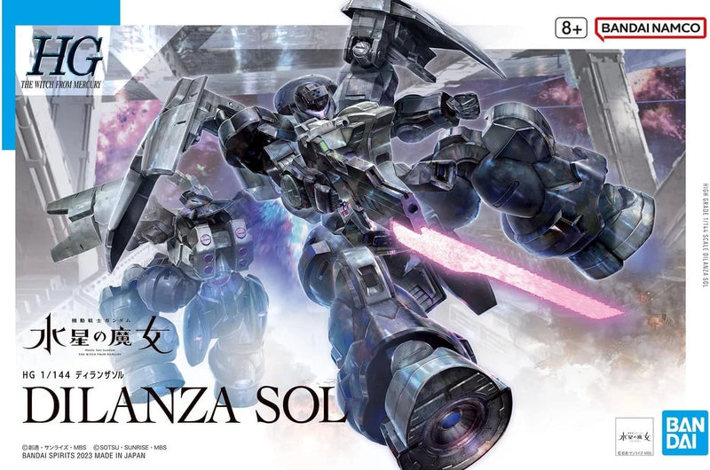 BANDAI HG Mobile Suit Gundam The Witch from Mercury Dilanza Sol 1/144 Model Kit