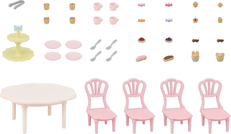 Epoch Sylvanian Families Calico Critters Sweets Party Set KA-426 JAPAN OFFICIAL