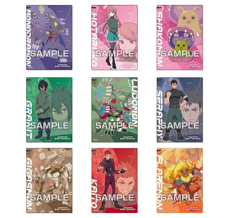 Digimon Beatbreak Clear Card Collection Gum 18Pack Box TCG Candy Toy JAPAN