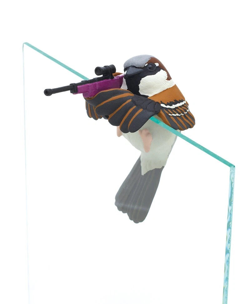 Kitan Club Small Bird’s Holiday Sniper Sparrow Complete Set Figure Capsule Toy