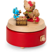 Sanrio Hello Kitty Wooden Music Box JAPAN OFFICIAL