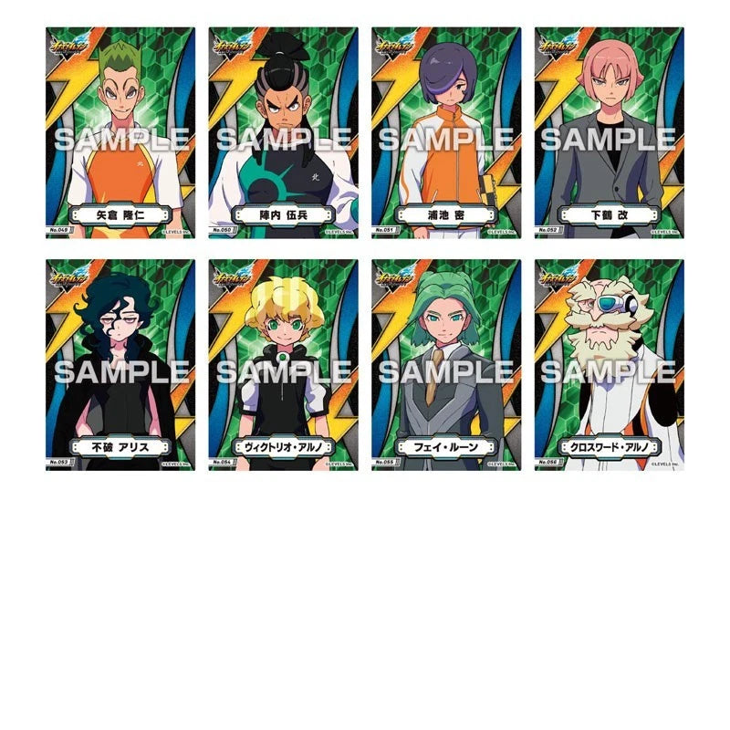 Inazuma Eleven Victory Road Clear Card Collection Gum 18Pack Box TCG Candy Toy