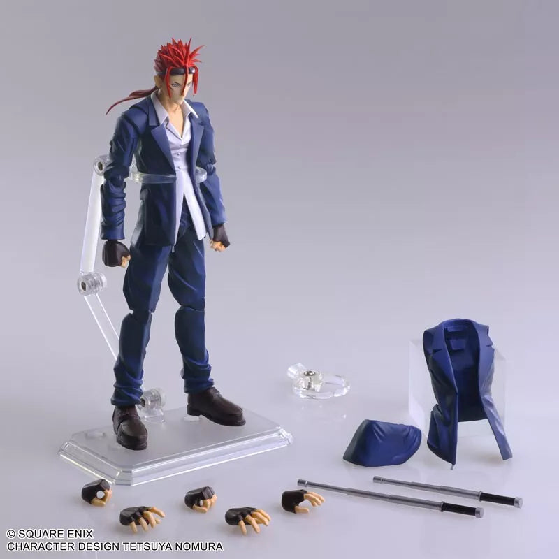 Square Enix Final Fantasy VII Bring Arts Reno Action Figure JAPAN OFFICIAL