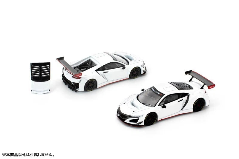 Honda NSX GT3 EVO22 White 1/64 Miniature Car JAPAN OFFICIAL