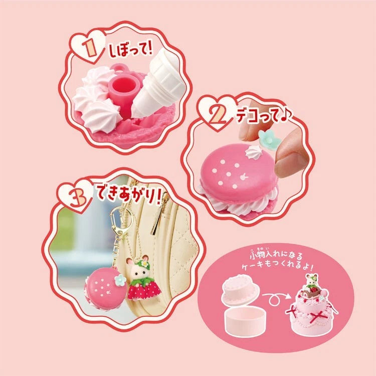 Epoch Whipple Sylvanian Families Strawberry Anniversary Sweets Kit JAPAN