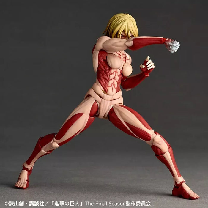 Kaiyodo Revoltech Amazing Yamaguchi Attack on Titan Female Titan Action Figure