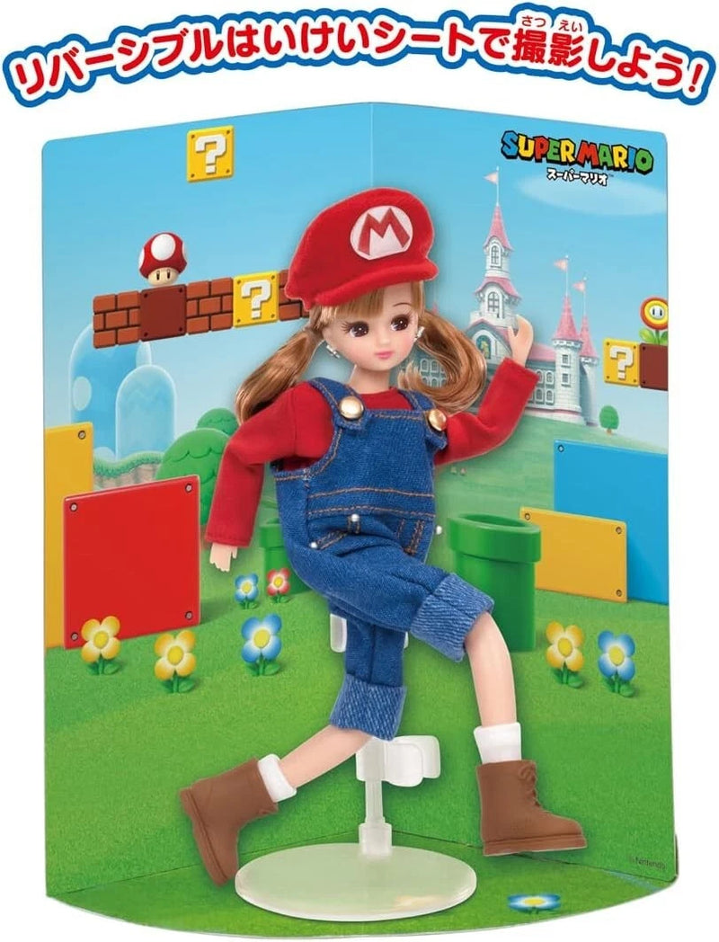 Takara Tomy Licca Chan Super Mario Daisuki Licca Chan LD-33 Doll JAPAN OFFICIAL