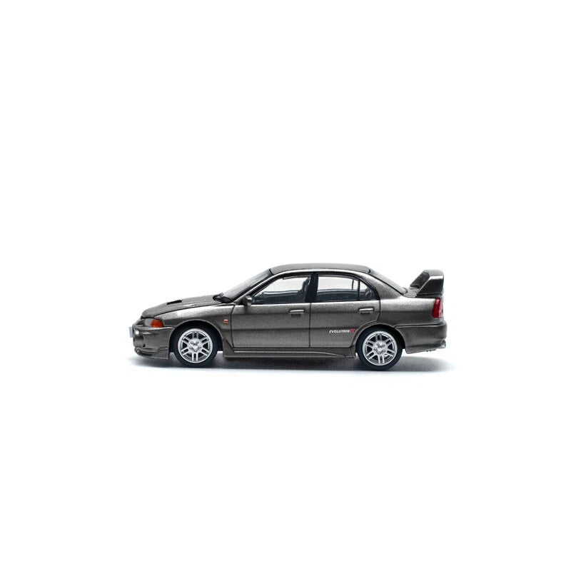 Mitsubishi Lancer Evolution IV Dark Gray 1/64 Miniature Car JAPAN OFFICIAL