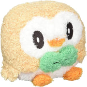 Pokemon Moko Moko Rowlet Plush Doll JAPAN OFFICIAL