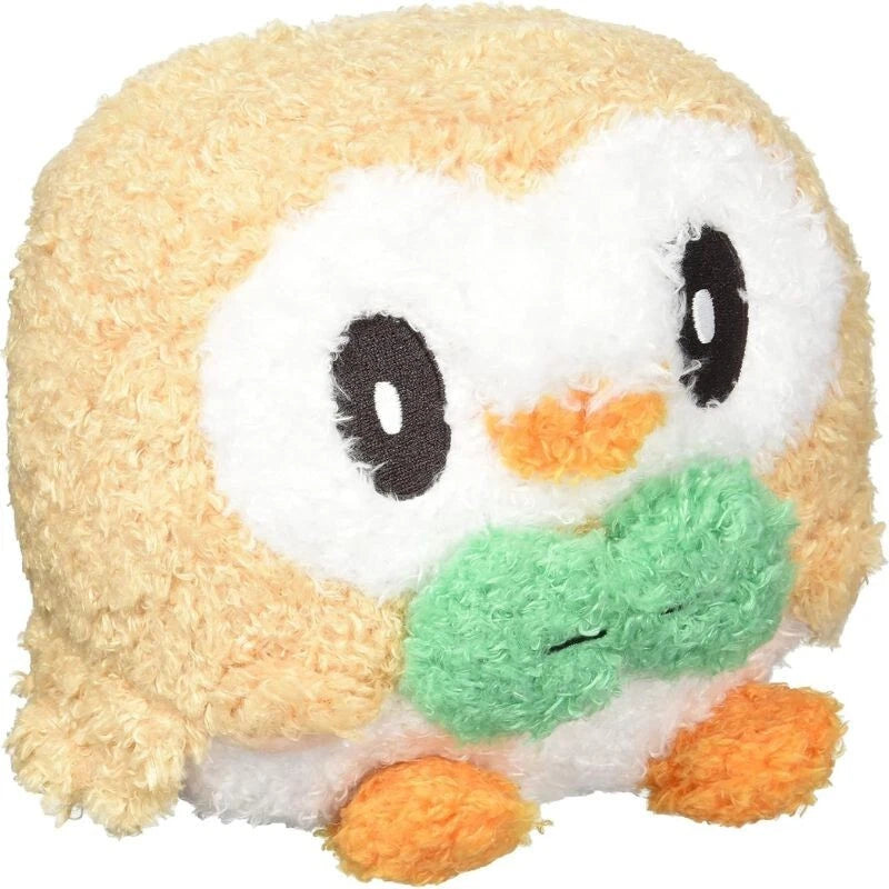 Pokemon Moko Moko Rowlet Plush Doll JAPAN OFFICIAL