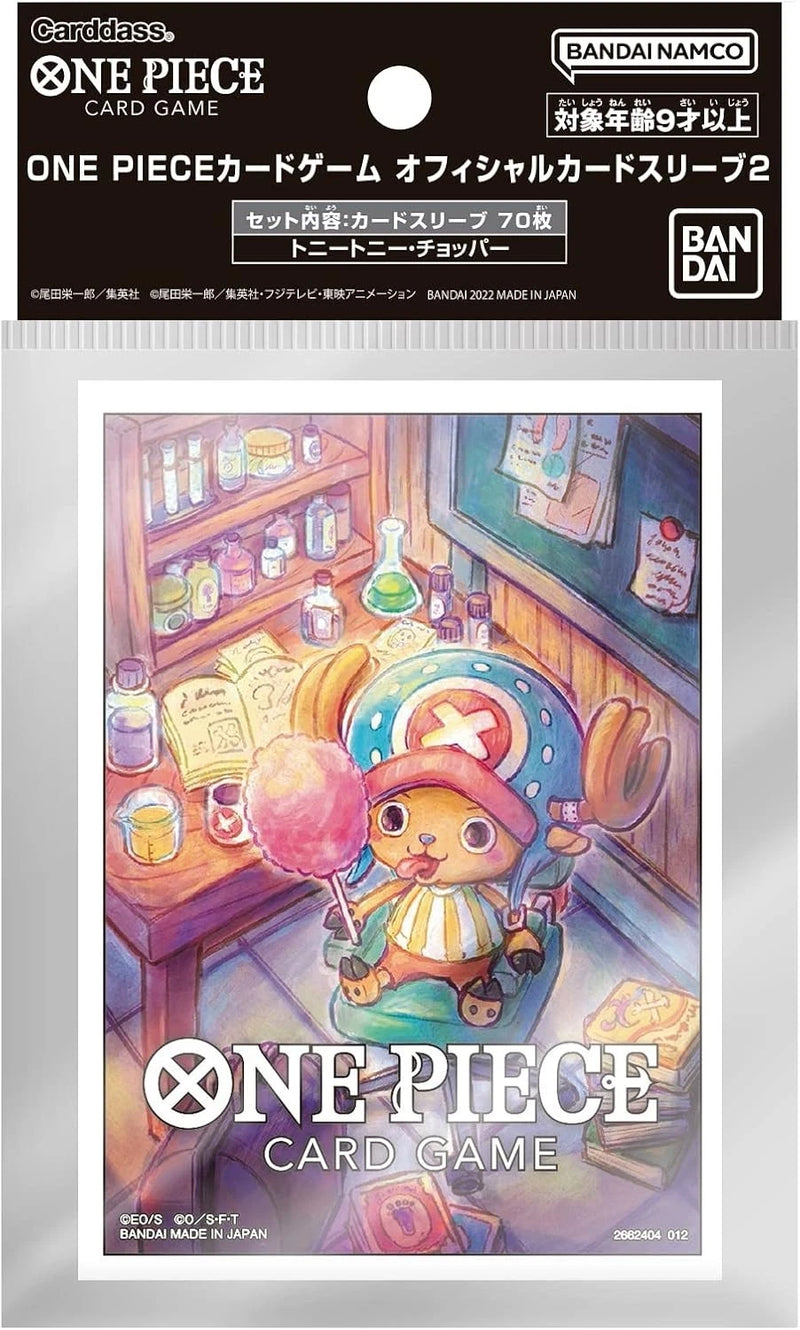 BANDAI One Piece Card Game Official Card Sleeve 2 Tony Tony Chopper JAPAN