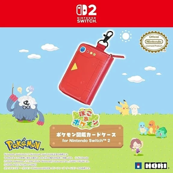 HORI Poco a Pokemon Pokedex Game Card Case for Nintendo Switch 2 JAPAN OFFICIAL