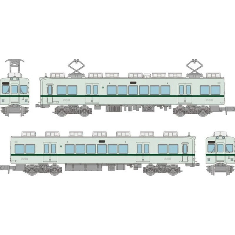 Tetsudou Collection Nankai Electric Railway 2200 Series 2Car Set B JAPAN