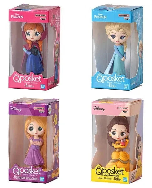 Disney Character Q posket Miniature Collection 2 Figure Complete Disney Character Q posket Miniature Collection 2 Figure Complete
