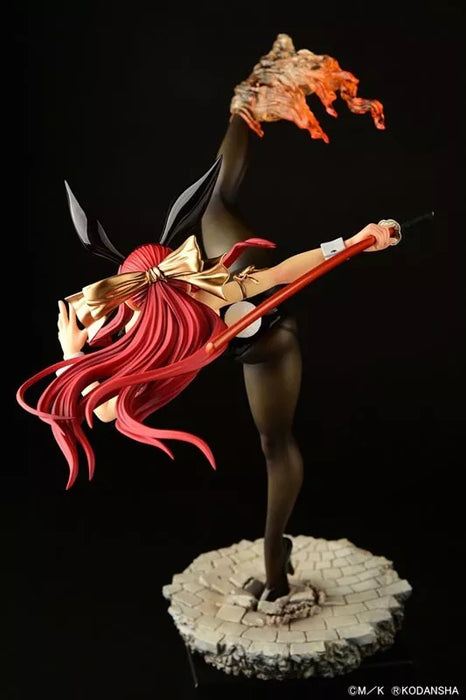 Fairy Tail Erza Scarlet High Kick ver. Black Bunny 1/6 Figure JAPAN OFFICIAL