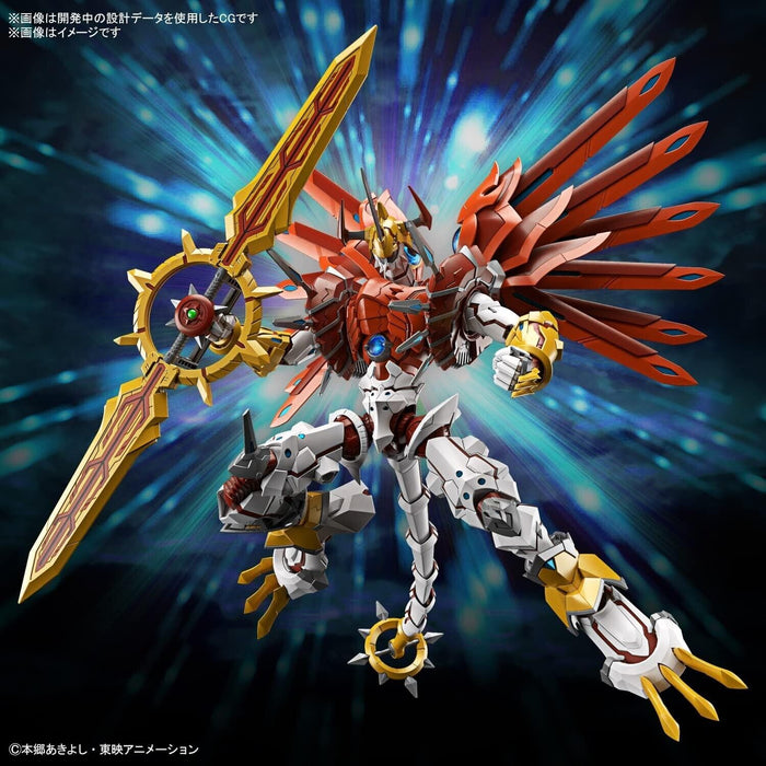 Bandai Figuur-op-op-standaard geamplificeerde Digimon ShineGreymon Japan Official