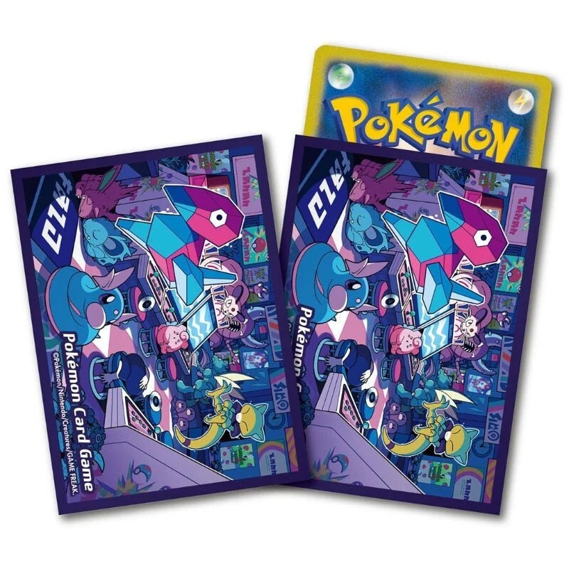 Pokemon Center Original Card Sleeves Night Arcade JAPAN OFFICIAL — ToysOneJapan