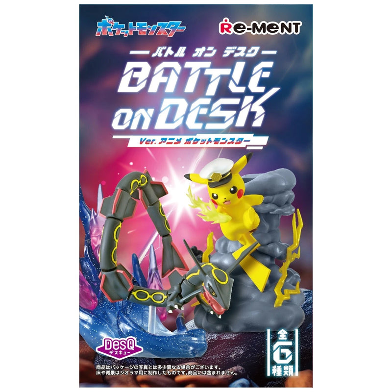 Re-ment Pokemon DesQ Battle On Desk Ver. Complete Set Figure JAPAN OFFICIAL