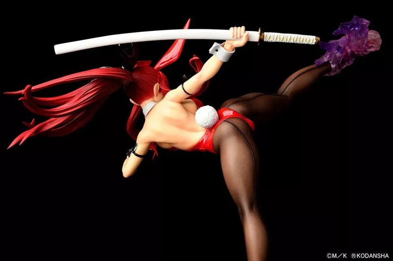 Fairy Tail Erza Scarlet High Kick ver. Crimson Bunny 1/6 Figure JAPAN OFFICIAL